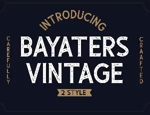 Bayaters font