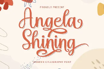 Angela Shining font