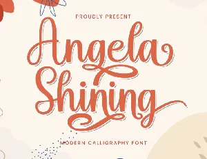 Angela Shining font