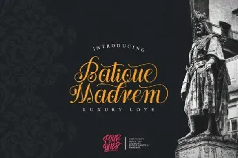 Batique Madrem font