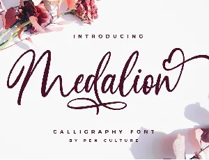 Medalion font