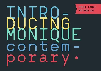 Monique Contemporary font