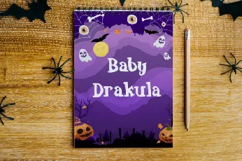 Baby Drakula font