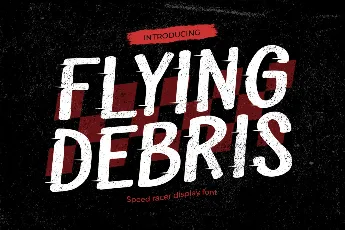 Flying-Debris font