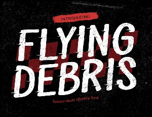 Flying-Debris font