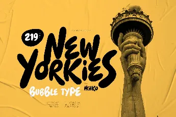 New Yorkies font