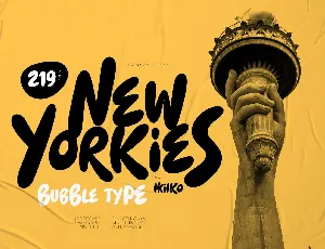 New Yorkies font