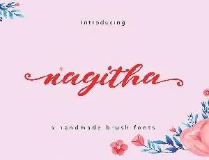 Naghita Brush font