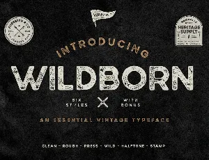 Wildborn font