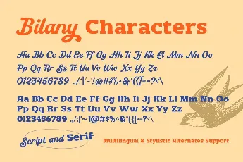 Bilany font