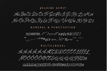 Delhine font