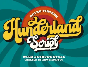 Hunderland font