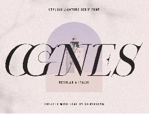 Ognes font