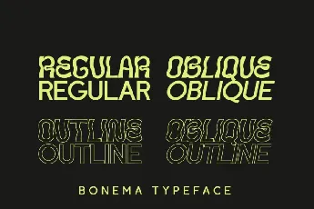 Bonema Psychedelic font