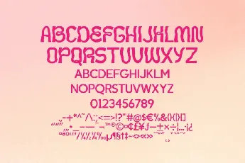 Bonema Psychedelic font