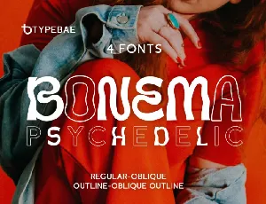 Bonema Psychedelic font