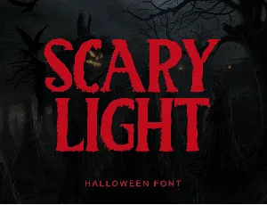 Scary Light font