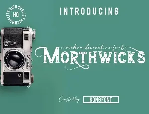 Morthwicks Display font