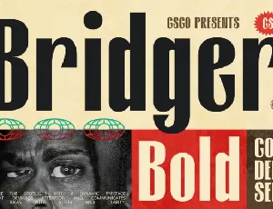 CS Bridger font