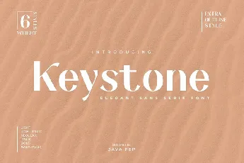 Keystone Family font