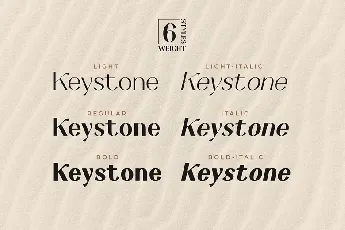 Keystone Family font