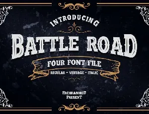 Battle Road Typeface font