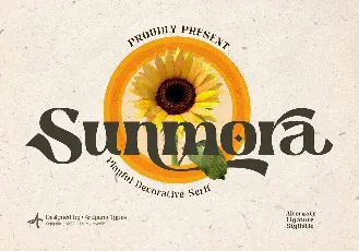 Sunmora font