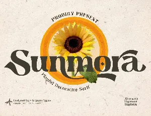 Sunmora font