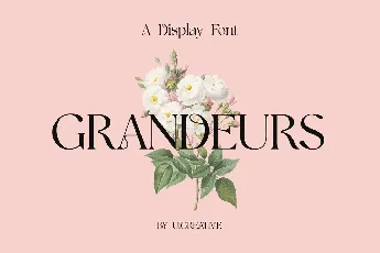 GRANDEURS font