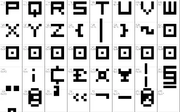 Visitor BRK font