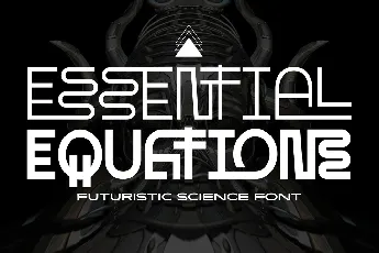 Essential Equations Demo font