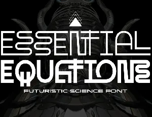 Essential Equations Demo font