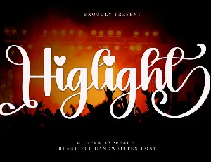 Higlight Typeface font