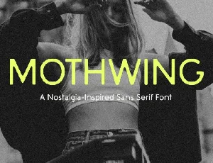 Mothwing font