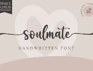 Soulmate Calligraphy Typeface font