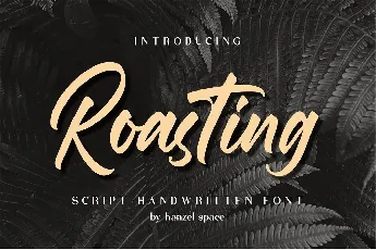 Roasting Free font