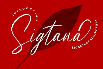 Sigtana font