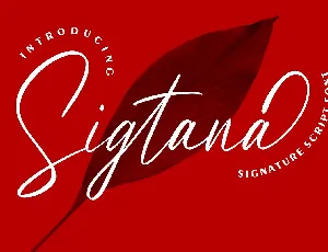 Sigtana font