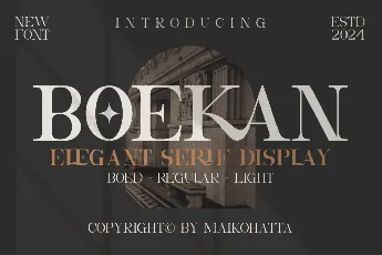 BOEKAN font