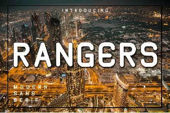 RANGERS - Personal Use font