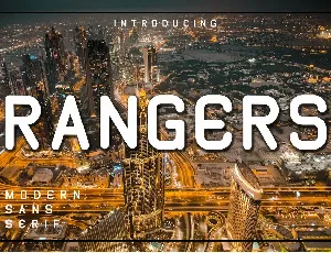 RANGERS - Personal Use font