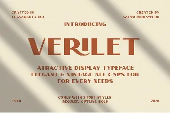 Verilate font