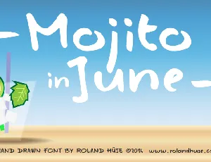 Mojito in June font