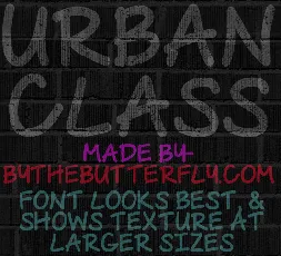 Urban Class font