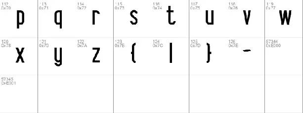 Vibrolator font