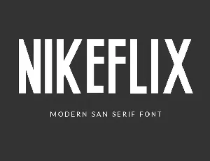 Nikeflix font