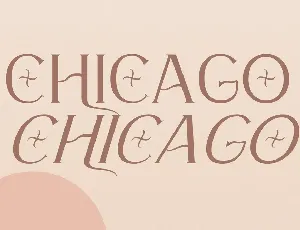 Chicago Serif font