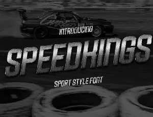 Speedkings Display font