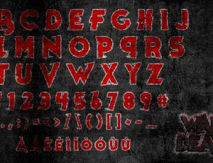 War of Death font