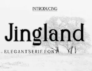 Jingland font